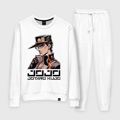 Женский костюм Jotaro Kujo - Jojo ai art / Белый – фото 1