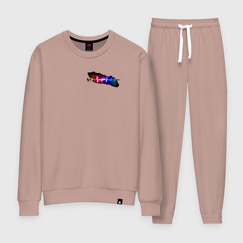 Женский костюм Неоновый пульс / Пыльно-розовый – фото 1