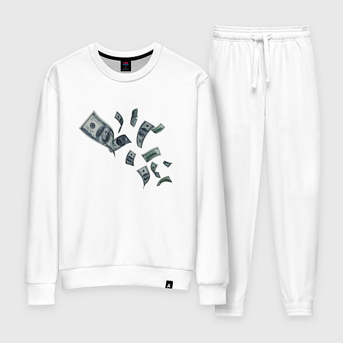 Женский костюм Я люблю деньги / Белый – фото 1