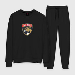 Костюм хлопковый женский Florida Panthers NHL, цвет: черный