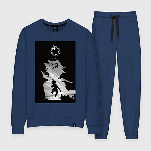 Женский костюм Семь смертных грехов Мелиодас / Тёмно-синий – фото 1