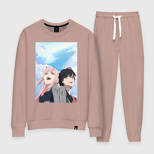 Женский костюм Милый во Франксе Хиро / Пыльно-розовый – фото 1