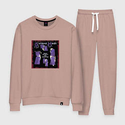 Костюм хлопковый женский Depeche Mode - Песни о вере и преданности, цвет: пыльно-розовый