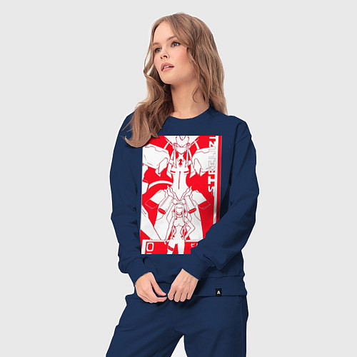 Женский костюм Зеро Ту с Франксом / Тёмно-синий – фото 3