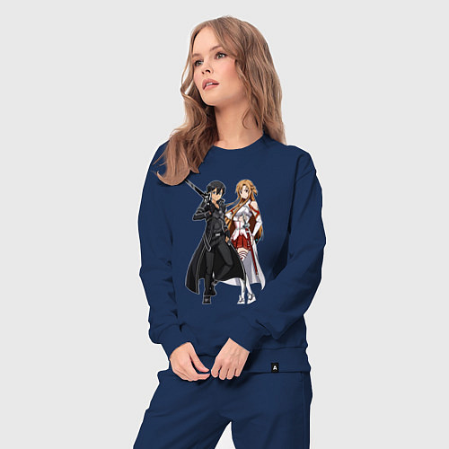 Женский костюм Мечники Кадзуто Киригая / Тёмно-синий – фото 3