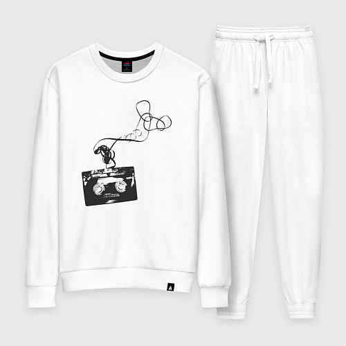 Женский костюм Кассетная лента / Белый – фото 1