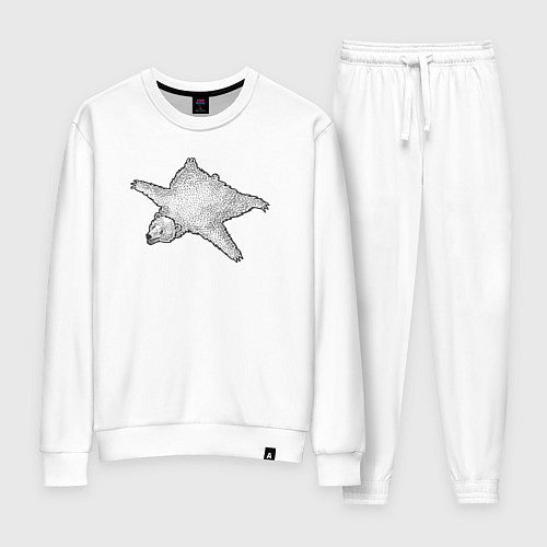 Женский костюм Шкура медведя / Белый – фото 1