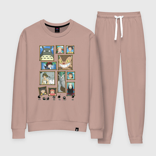 Женский костюм Герои студии Ghibli / Пыльно-розовый – фото 1