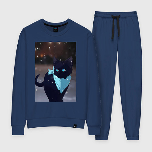 Женский костюм Бездомный бог кот Ято / Тёмно-синий – фото 1