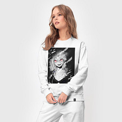 Костюм хлопковый женский Senpai девушка, цвет: белый — фото 2