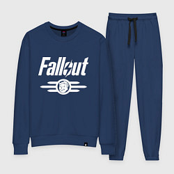 Костюм хлопковый женский Fallout - vault 33, цвет: тёмно-синий