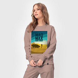 Костюм хлопковый женский Макс - дорога ярости, цвет: пыльно-розовый — фото 2
