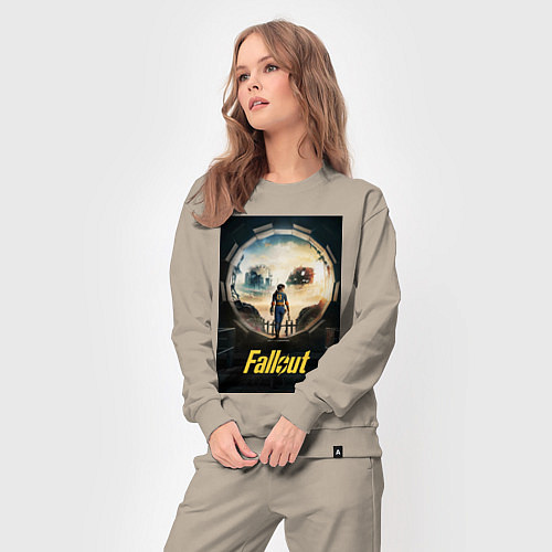 Женский костюм Fallout - Lucy MacLean / Миндальный – фото 3