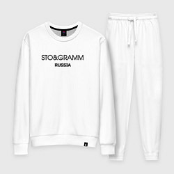 Костюм хлопковый женский Sto and gramm - сто грамм, цвет: белый