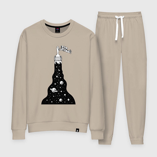 Женский костюм Художник космонавт / Миндальный – фото 1