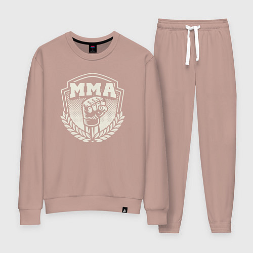 Женский костюм Кулак MMA / Пыльно-розовый – фото 1