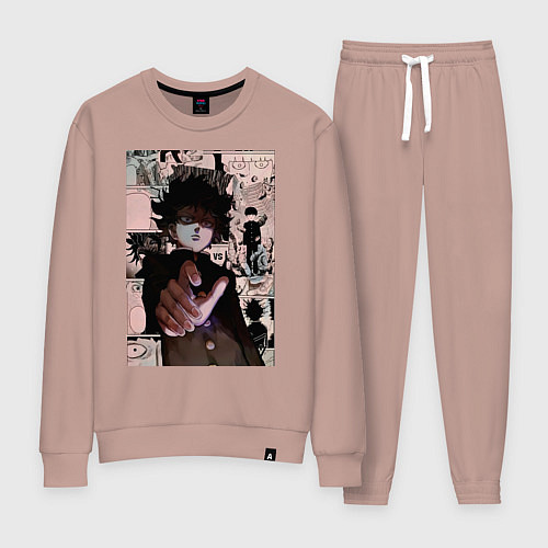 Женский костюм Моб Психо 100 Рицу Кагэяма Шигэо Кагэяма / Пыльно-розовый – фото 1