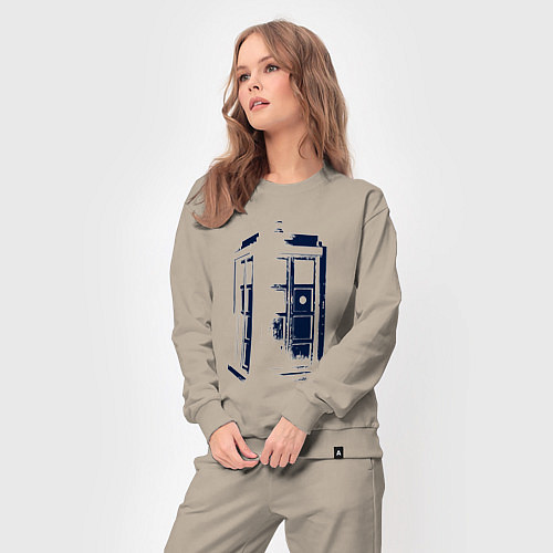 Женский костюм Тардис будка / Миндальный – фото 3