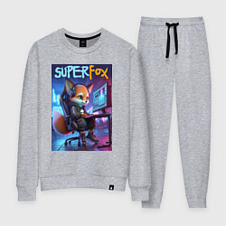 Женский костюм Super fox gamer - ai art fantasy