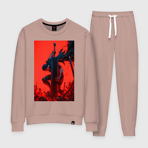 Женский костюм Берсерк Гатс Драгонслейер / Пыльно-розовый – фото 1