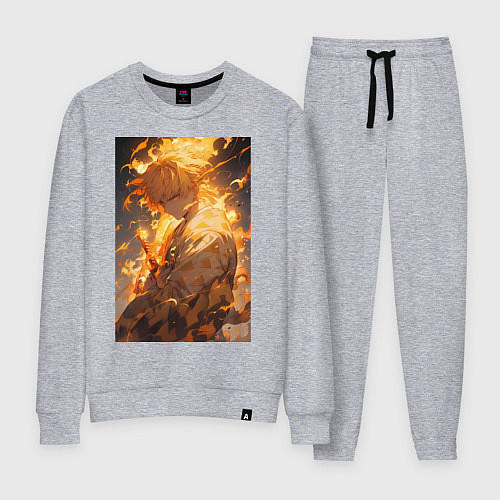 Женский костюм Клинок, рассекающий демонов Дзэнъицу Агацума / Меланж – фото 1