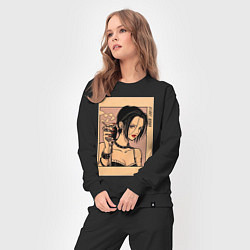 Костюм хлопковый женский Нана Осаки Вокалистка панк-группы Black Stones, цвет: черный — фото 2