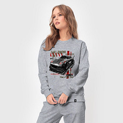 Костюм хлопковый женский Rx7 Twin turbo, цвет: меланж — фото 2