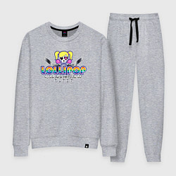 Костюм хлопковый женский Lollipop chainsaw repop logo, цвет: меланж