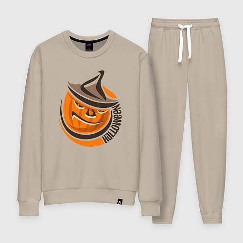 Женский костюм Тыква в шляпе / Миндальный – фото 1