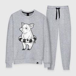 Женский костюм Поросёнок в спасательном круге