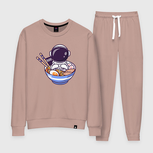 Женский костюм Ramen spaceman / Пыльно-розовый – фото 1
