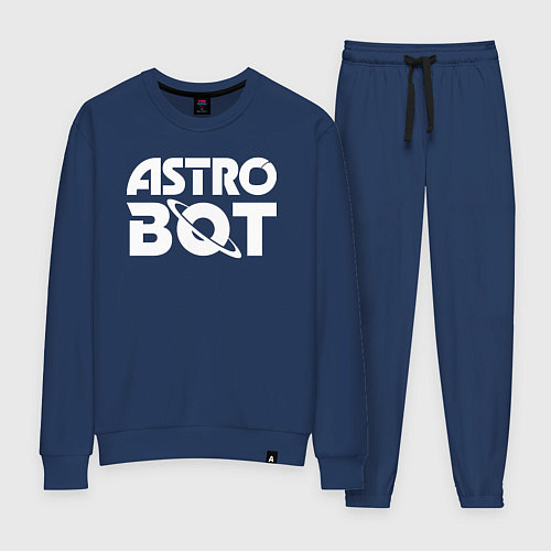 Женский костюм Astro bot logo / Тёмно-синий – фото 1