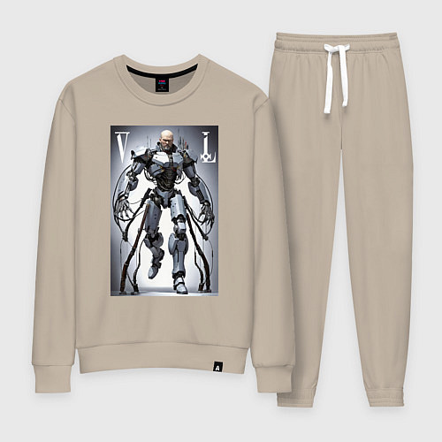 Женский костюм Cyber Lenin - armor on suction cups / Миндальный – фото 1