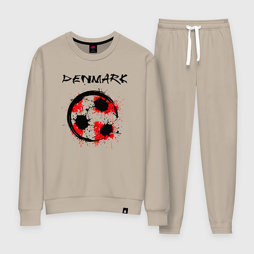 Женский костюм Сборная Дании / Миндальный – фото 1