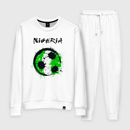 Женский костюм Сборная Нигерии / Белый – фото 1