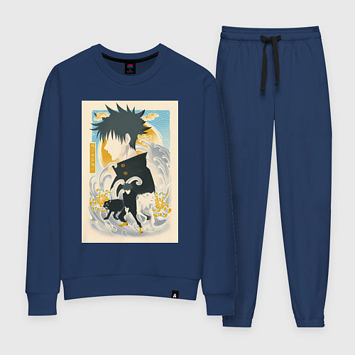 Женский костюм Магическая битва Мэгуми Фусигуро тень / Тёмно-синий – фото 1