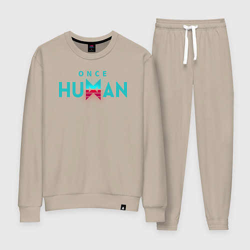 Женский костюм Once human logo / Миндальный – фото 1