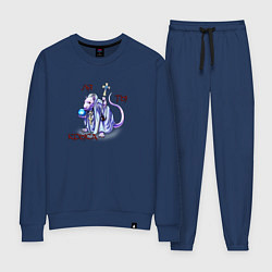 Костюм хлопковый женский Ля ты крыса, цвет: тёмно-синий
