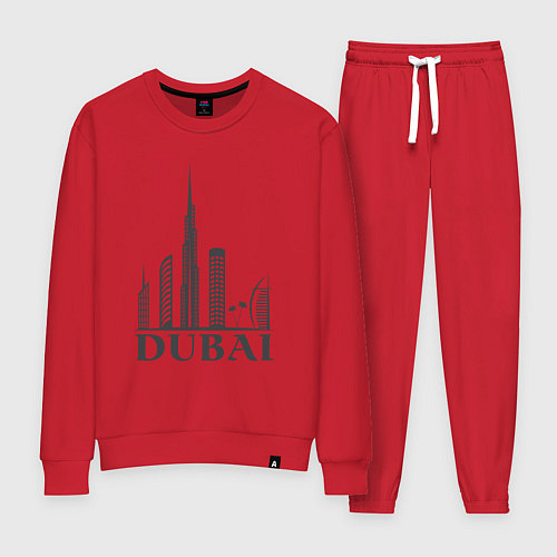 Женский костюм Dubai city style / Красный – фото 1