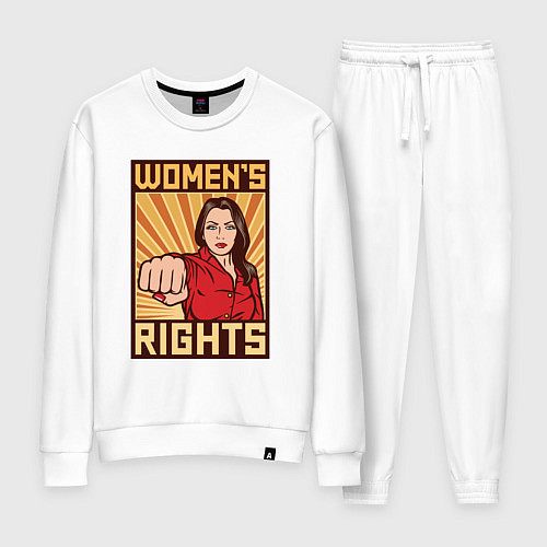 Женский костюм Права женщин / Белый – фото 1