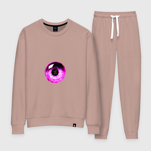 Женский костюм Фиолетовый глаз / Пыльно-розовый – фото 1