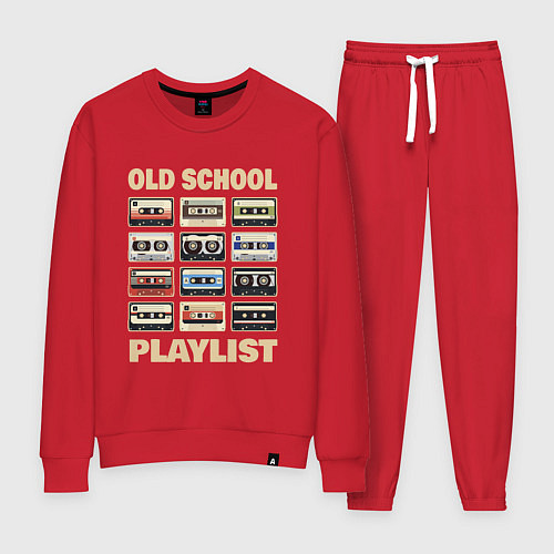 Женский костюм Плейлист старой школы / Красный – фото 1