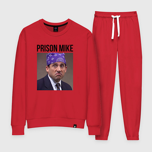 Женский костюм Prison mike Michael Scott - офис / Красный – фото 1