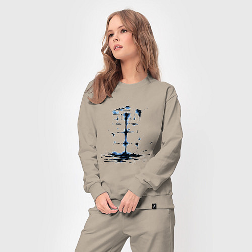 Женский костюм Ink tardis / Миндальный – фото 3