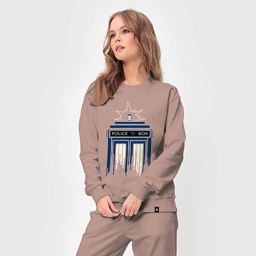 Женский костюм Light tardis / Пыльно-розовый – фото 3