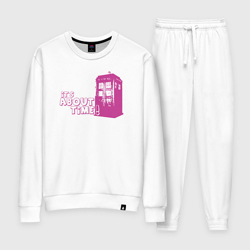 Женский костюм Тардис - самое время / Белый – фото 1