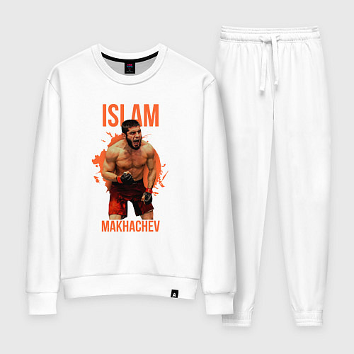 Женский костюм Ислам Махачев - боец / Белый – фото 1