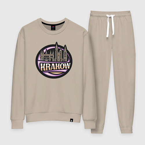 Женский костюм Krakow Poland / Миндальный – фото 1