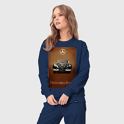Костюм хлопковый женский Mercedes-benz автомобиль, цвет: тёмно-синий — фото 2
