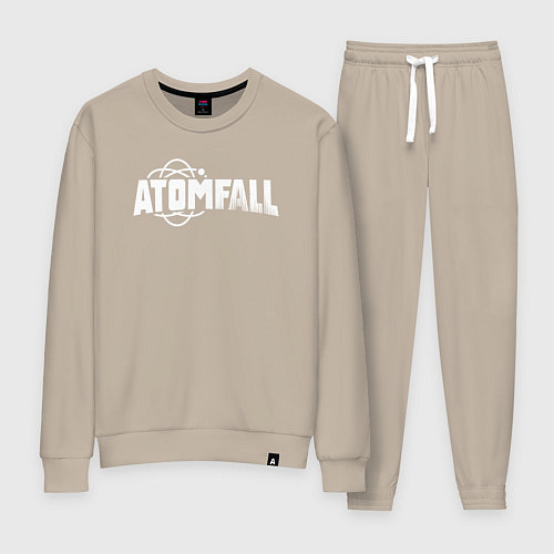 Женский костюм Atomfall logo / Миндальный – фото 1